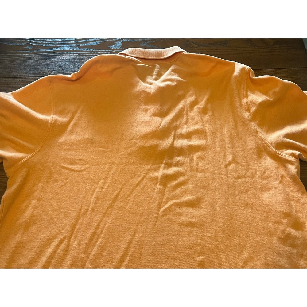 Vineyard Vines Polo Shirt Mens Size Extra Large XL Orange Peach Short Sleeves - Picture 7 of 7